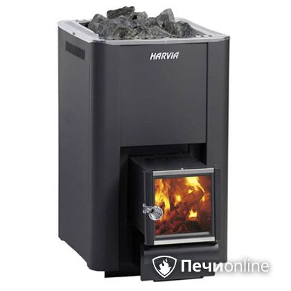 Дровяная банная печь Harvia 20 SL бойлер (WK200BSL boiler) в Иркутске